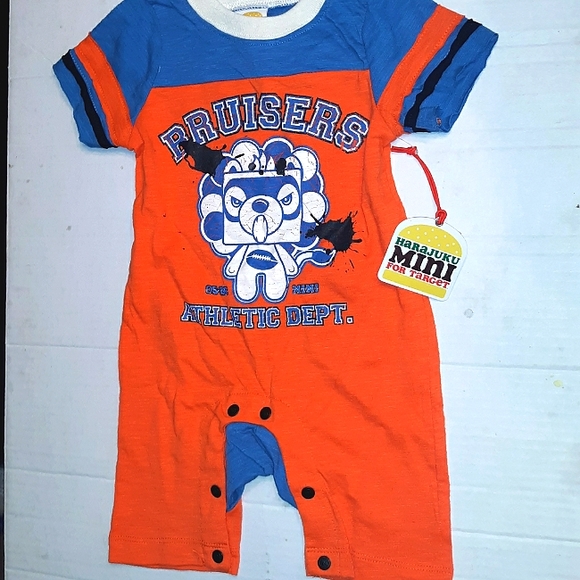 ☆L@@K☆NWT 2012 Release☆HARAJUKO LOVERS☆Gwen Stefani☆For Target Short Romper☆9mo. - Picture 2 of 16